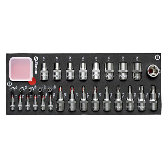 Dogher 503-081 - B. Comb.1/4 29Ud.Vasos 1/4 Y 1/2 Punta