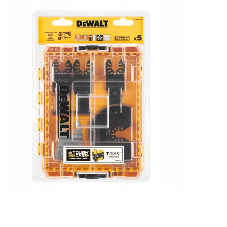 DEWALT Juego de 5 hojas para multi-herramienta oscilante, DT20761-QZ