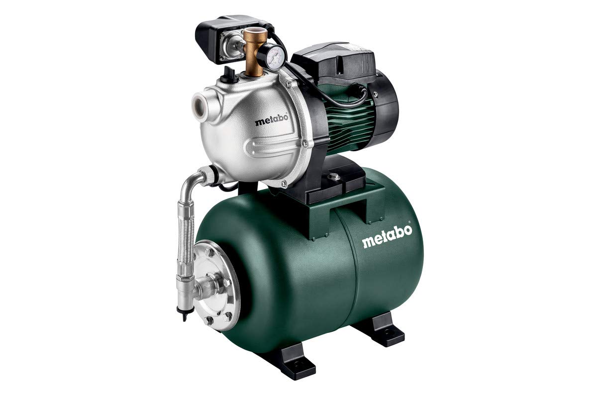 Metabo 600981000 - Grupo de presión HWW 3500/25 G, 900 W, 3500 l/h, depósito 24 l