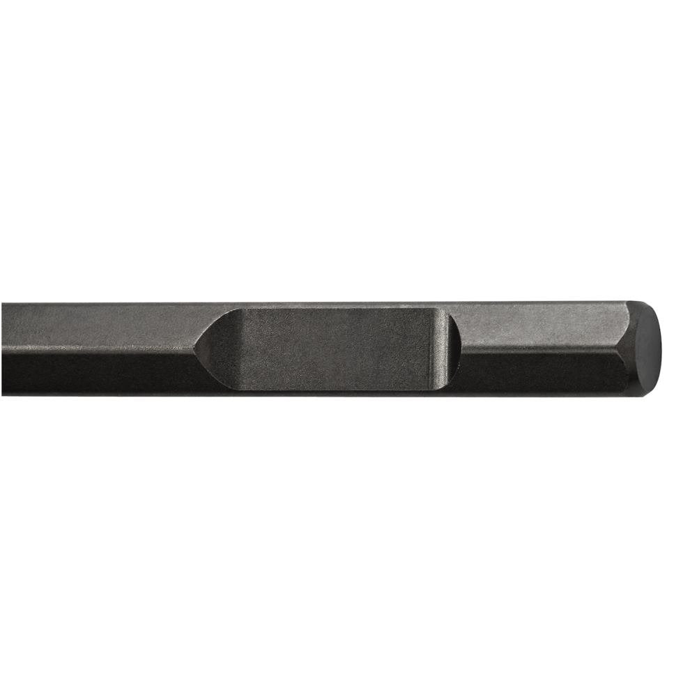 Rennsteig 205 40017 - Cincel ancho Rennsteig para martillos eléctricos, anclaje HEX 29 mm.