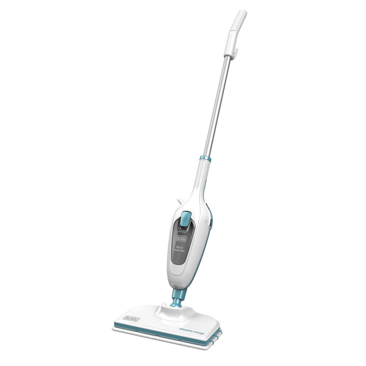 Black+Decker FSMH13E10-QS - Mopa a vapor 10 en 1 de 1300W, 380 ml, blanco/azul