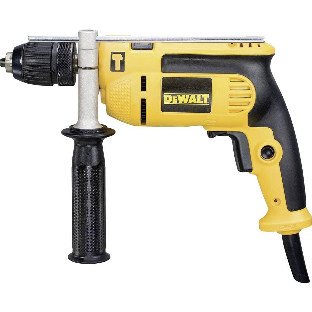 DeWalt DWD024S-QS - Taladro percutor de 701 W con portabrocas rápido de 13 mm