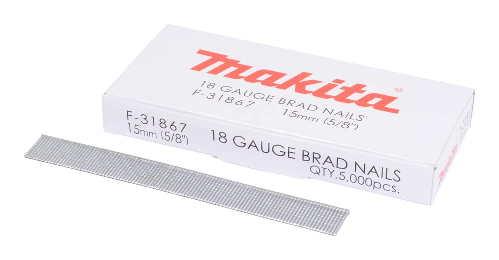 Makita F-31867 - pasadores de 15 mm y calibre 18 (Lote de 5000 uds)