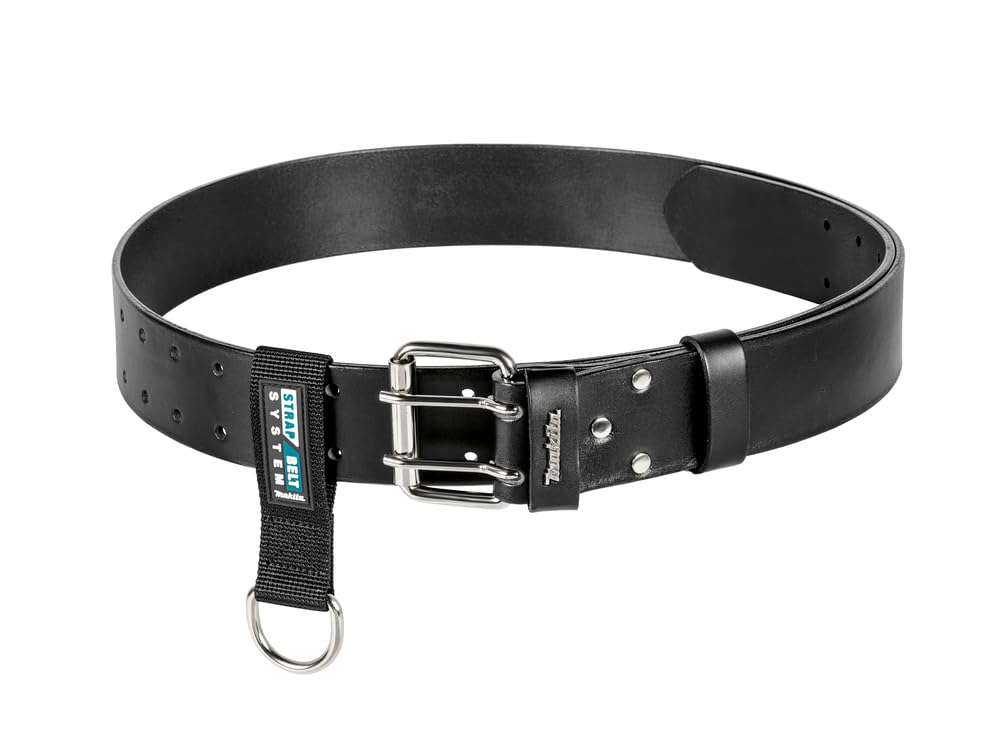 Makita E-15693 - Cinturón de cuero negro 1380x48mm