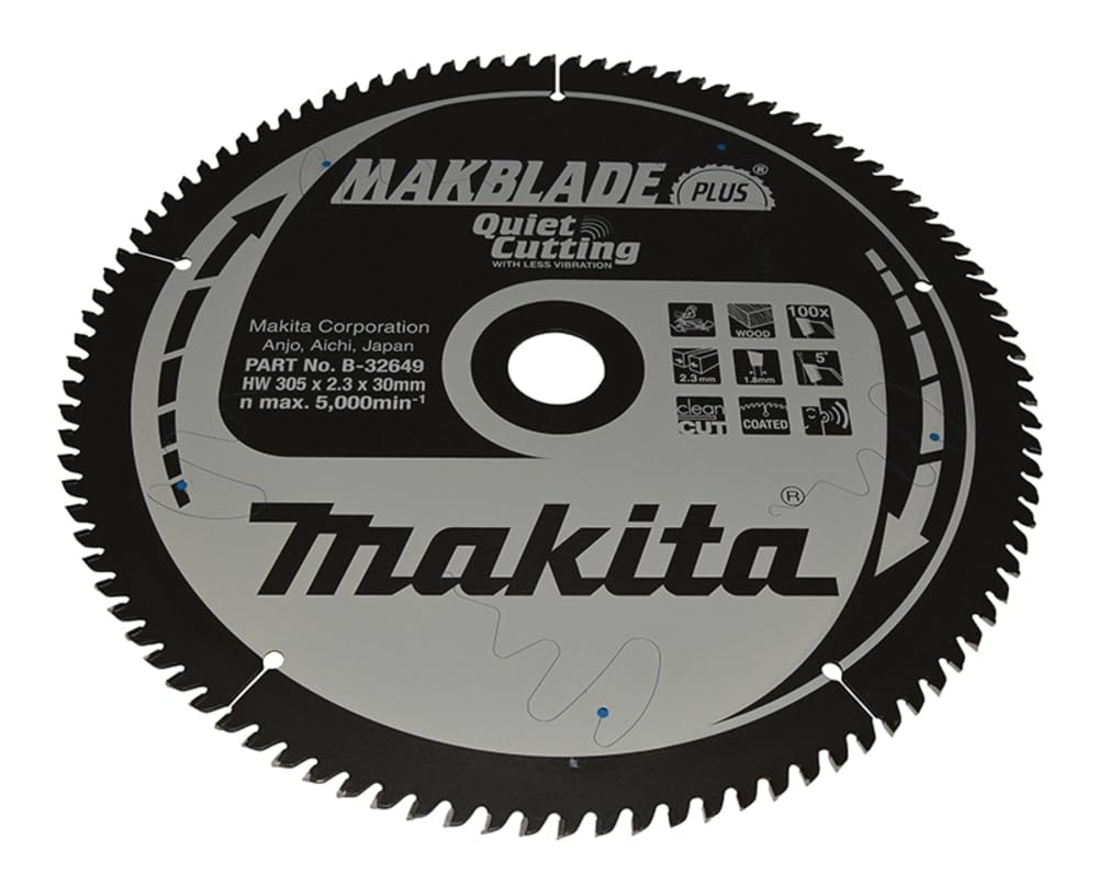 Makita B-32649 - Hoja de Sierra Circular TCT 305x30mm 100T Madera