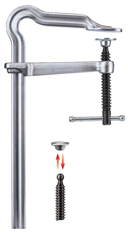 Bessey GM50ZK - Tornillo de apriete con pasador metálico en cruz Bessey Omega GMZ 500/120