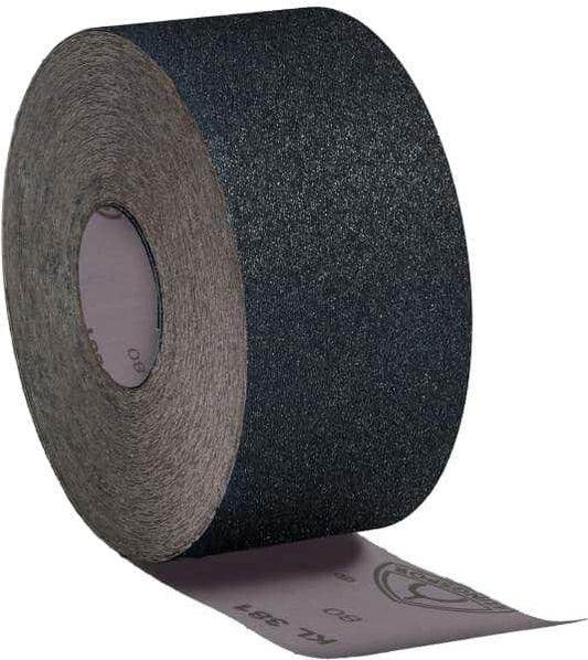 Klingspor 266274 - Rollo de tela abrasiva KL 381 J, grano 80, 200 mm x 50 m