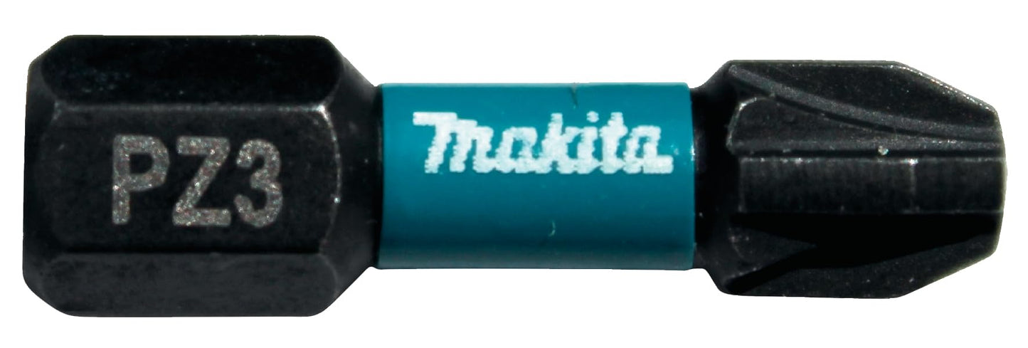 Makita B-63650 - Broca de tornillo negro de impacto PZ3 (Lote de 2 uds)