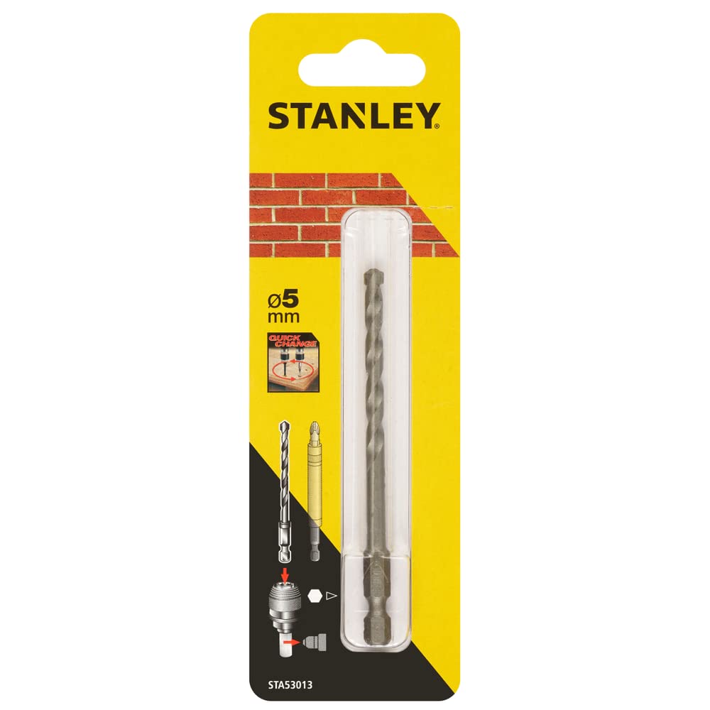 STANLEY STA53013-XJ - Broca para piedra ø 5mm. Eje hexagonal