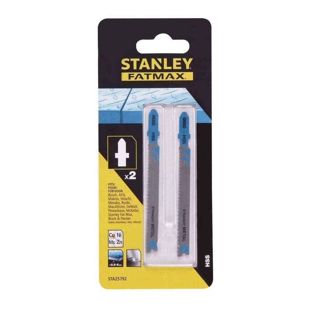 Stanley Accesorios Sta25792-Xj 2 Hojas Jbx, Larga Duracion