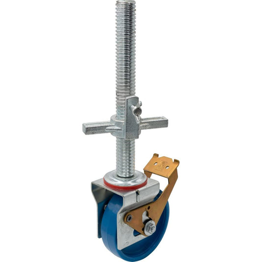 Krause 914118 - Rueda para andamio Ø 150 mm con regulación de altura