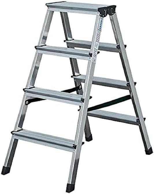 Krause 120403 - Escalera de tijera de doble acceso Dopplo, 4 peldaños