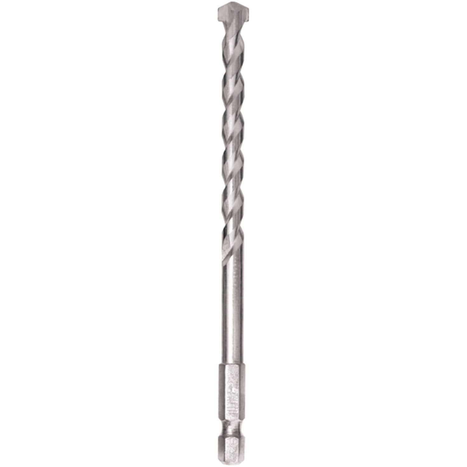 Makita D-23771 - Broca para hormigón de metal duro 1/4" hexagonal, 3 x 80 mm