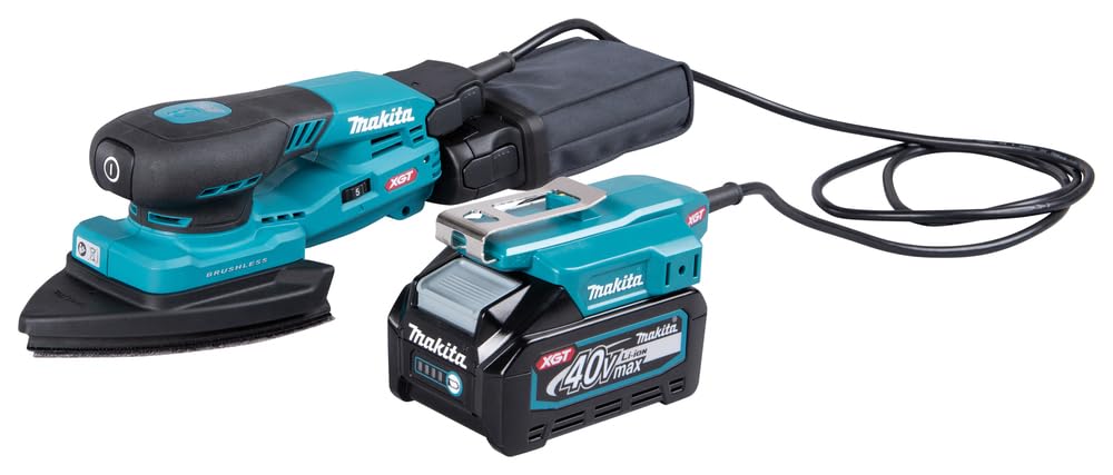 Makita BO006CGZ - Lijadora Delta inalámbrica 40 V, máx. / 100 x 150 mm sin cargador ni baterías
