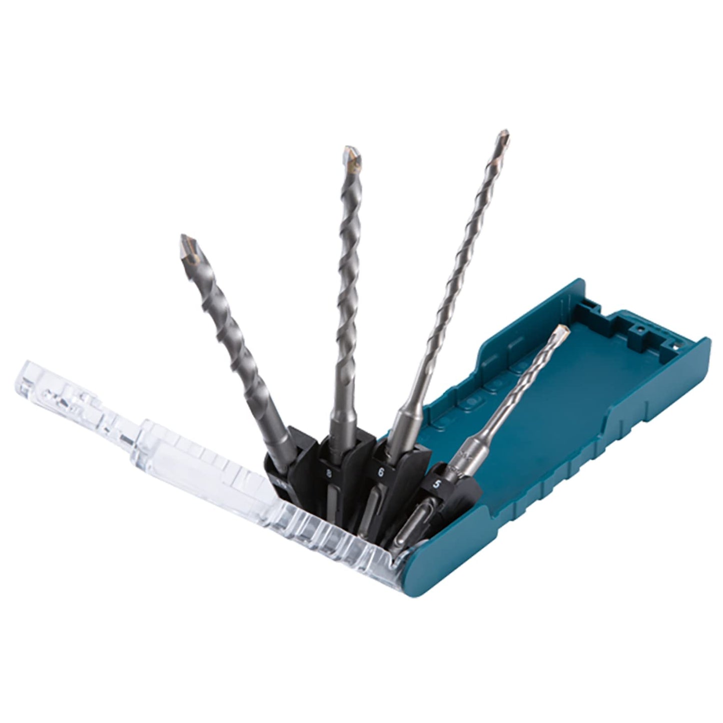 Makita D-74136 - ESTUCHE BROCAS SDS-PLUS 5-6-8-10MM (Lote de 4 uds)