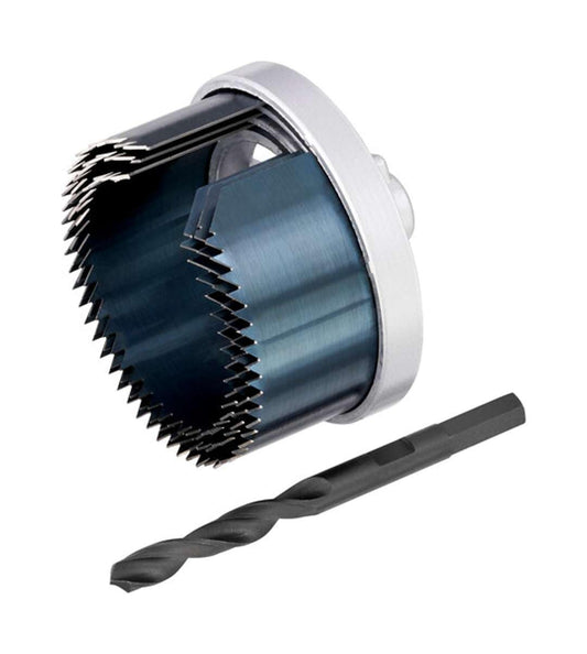 Stanley Accesorios Sta81010-Xj 3 Brocas de Campana de Acero al Carbono para Madera Diam 60 67 74 mm, profundidad 30 mm