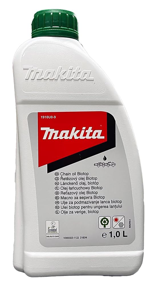 Makita 1910U0-9 - Aceite de cadena Biotop, 1 L