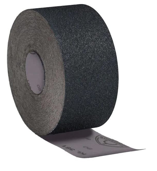 Klingspor 266303 - Rollo de tela abrasiva KL 381 J, grano 100, 200 mm x 50 m