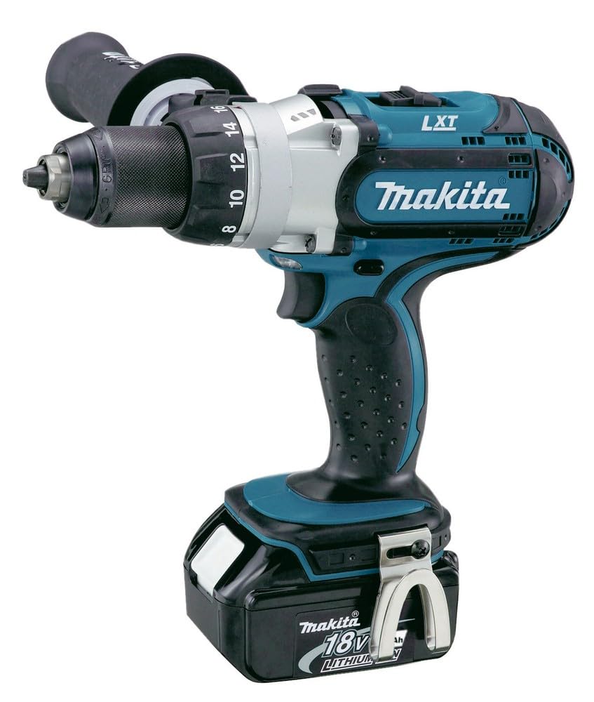 Makita DDF451RTJ - Taladro (Ión de litio, 18 V, 5 Ah, 45 min, BL1850, 2,1 kg)