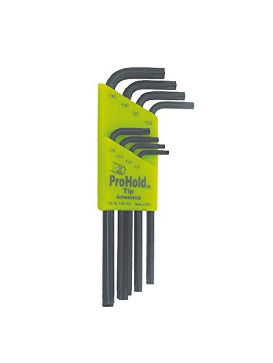 Bondhus 71834 -  Juego de 8 llaves en L Torx ProHold® largas T9-T40
