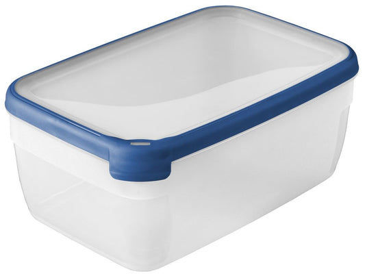 Keter 252935 - Recipiente hermético rectangular Grand Chef 5,4 L azul transparente
