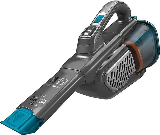 Black+Decker Aspirador de Mano Gen 11 con tecnología Smart Tech Especial para Mascotas, Batería de lítio 2Ah, Bleu, Argent Et Titanium, 18 V (36Wh)