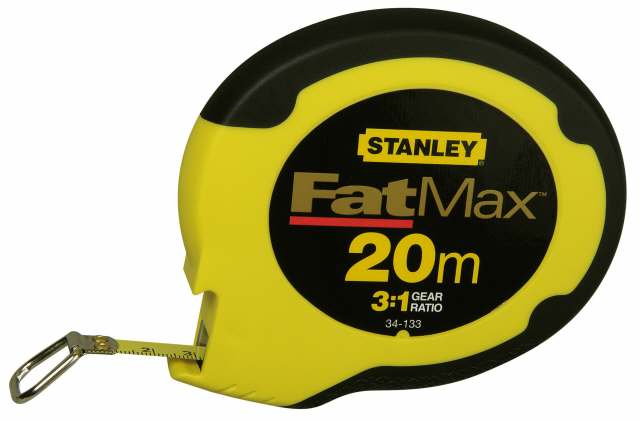 Stanley 0-34-133 - Cinta larga Fatmaz acero inoxidable 20 m x 9,5mm