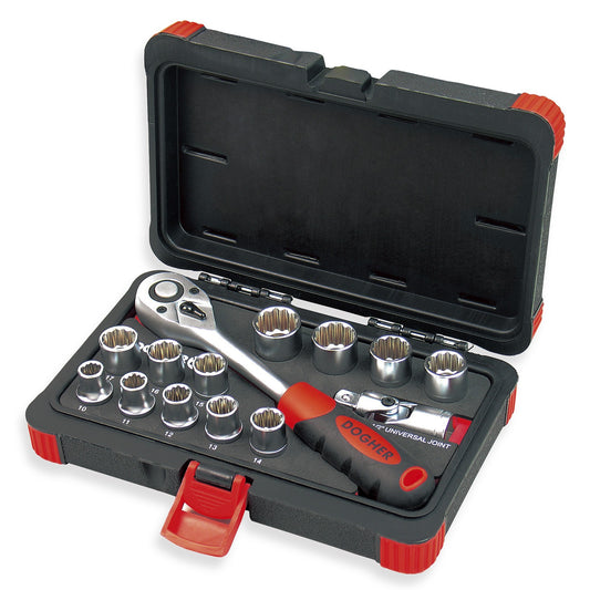 Dogher 530-001 - Maletin Vasos Bihex 1/2 14 Pzas
