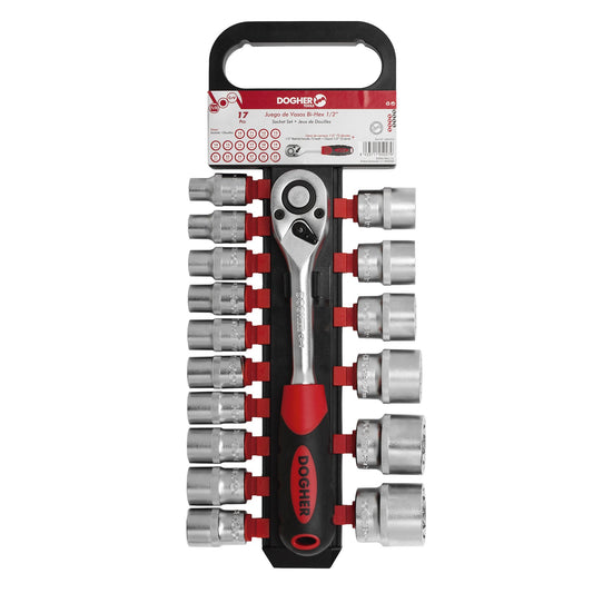 Dogher 530-072 - Juego 17 Ud. Vaso Bihex. 1/2 10-32Mm