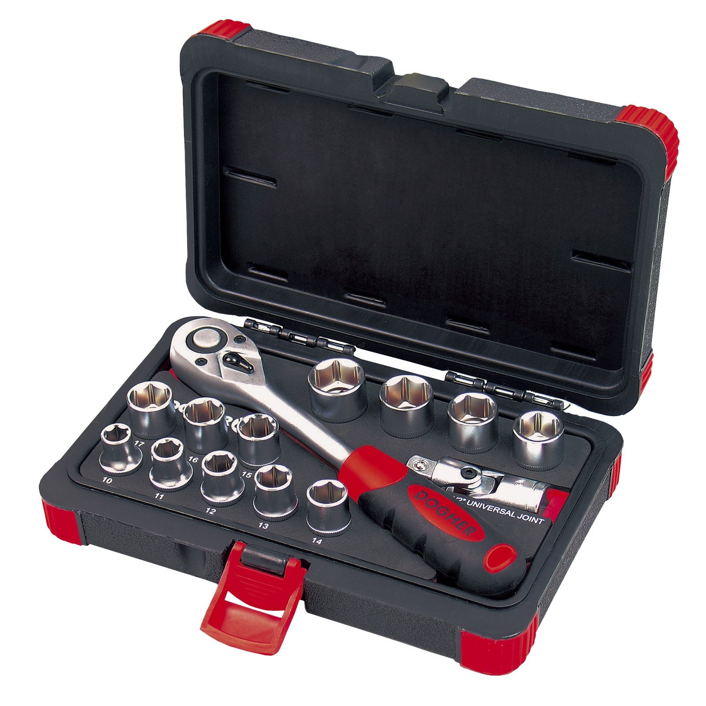 Dogher 531-001 - Maletin Vasos Hex 1/2 14 Pzas