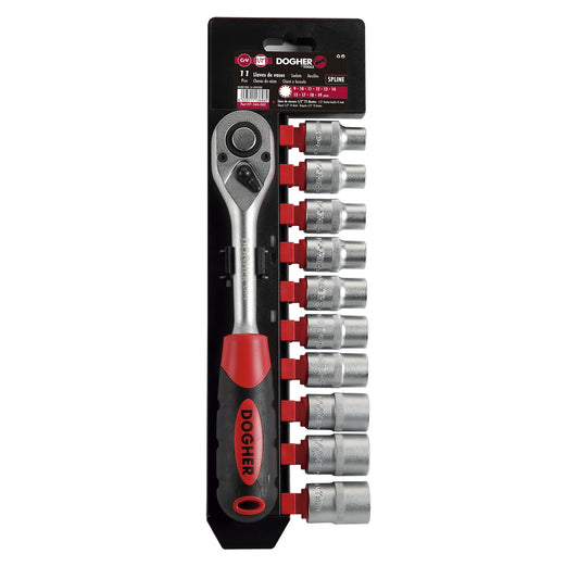 Dogher 546-062 - Juego 11 Ud. Vaso Spline 1/2