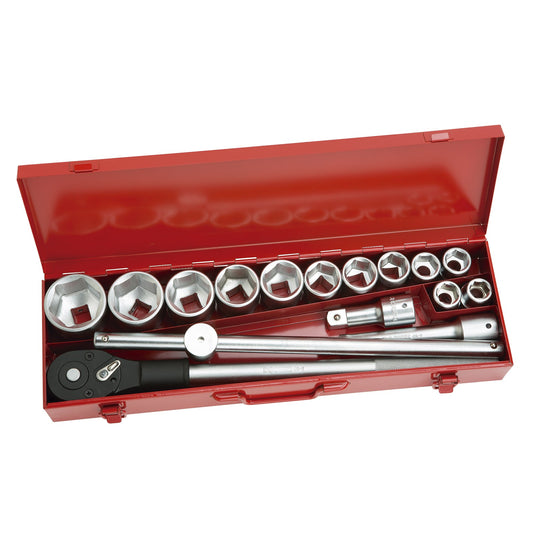 Dogher 548-001 - Estuche Metalico 16 Pzas Vasos 3/4 Bihex