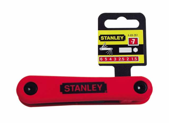 Stanley 4-69-261 - Juego 7 llaves 1,5-6mm - tipo navaja -