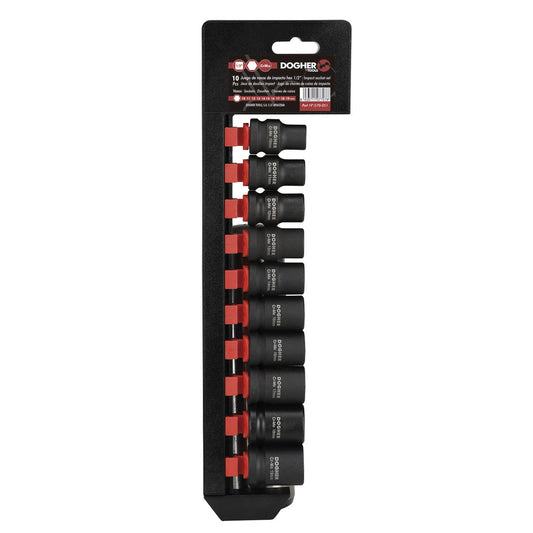 Dogher 570-051 - Juego Vasos Impacto 1/2 10 Pz 10-19Mm