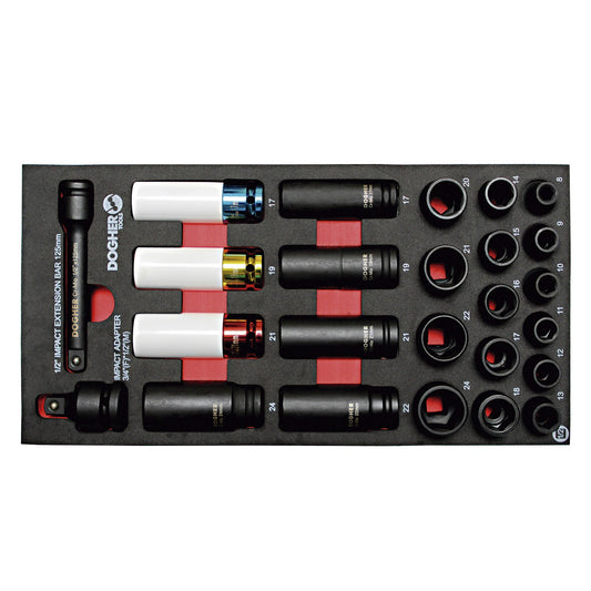 Dogher 570-080 - Bandeja Combinable 1/3 - 25 Vasos Impacto 1/2"