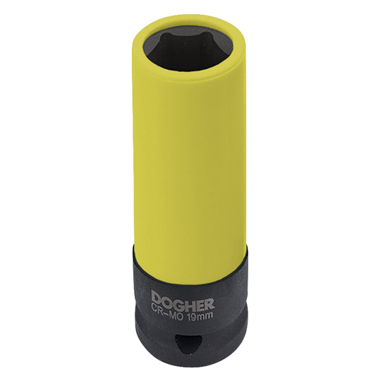 Dogher 575-19 - Vaso Impacto Hexagonal 1/2 Amarillo 19Mm