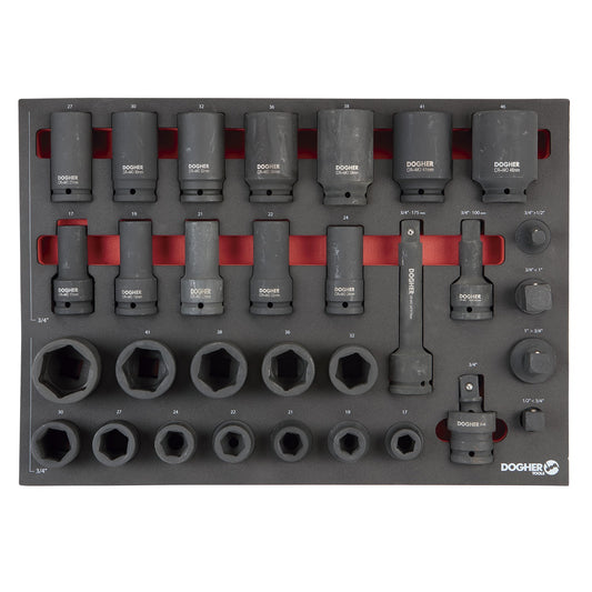 Dogher 578-080 - B.Comb.1 31Pcs V.Impac. Hex.3/4 Entera