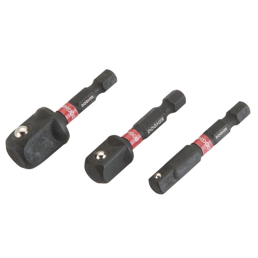 Dogher 594-100 - Juego 3 Adapt.Impact.Hex1/4 A1/4-3/8-1/2