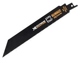 DeWalt DT99552-QZ - Hoja de sierra sable Bi-metal, longuitud de 203 mm, paso de diente de 1,8-1,4 mm para metales, tuberías, plásticos y PVC