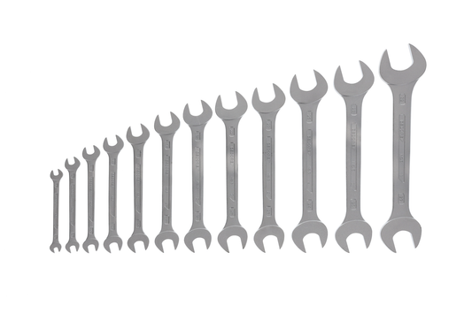 6-12 - Set of 12 Double Open-End Wrenches