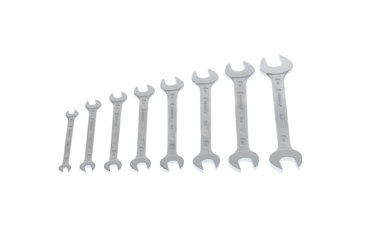 GEDORE 6-8 - Juego de 8 Llaves Fijas 2 Bocas