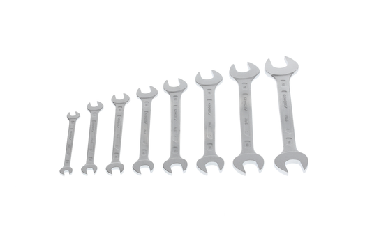 GEDORE 6-8 - Set of 8 Double-Ended Open-End Wrenches
