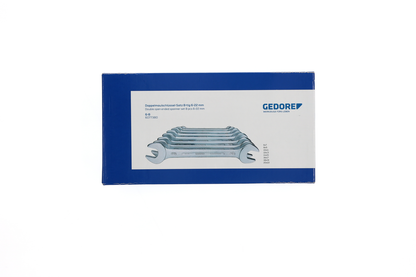 GEDORE 6-8 - Juego de 8 Llaves Fijas 2 Bocas