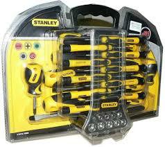 Stanley STHT0-70888 - Juego de destornilladores (51 piezas), color amarillo y negro