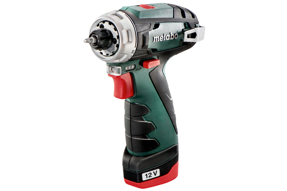 Metabo 600080710 - Juego taladro atornillador de batería PowerMaxx BS Basic