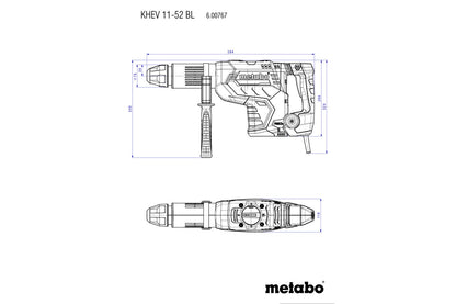 Metabo 600767500 - Martillo combinado KHEV 11-52 BL