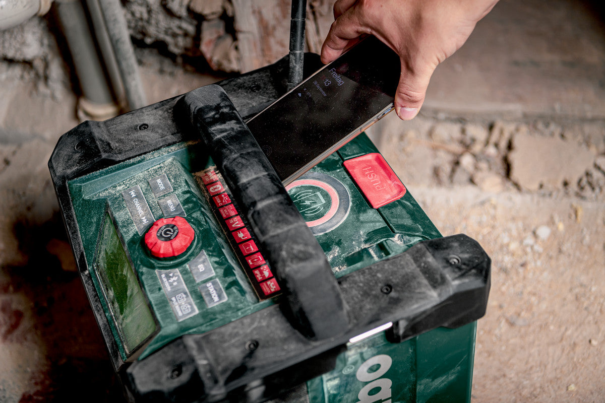 Metabo 600779850 - Radio para obras de batería RC 12-18 32W BT DAB+