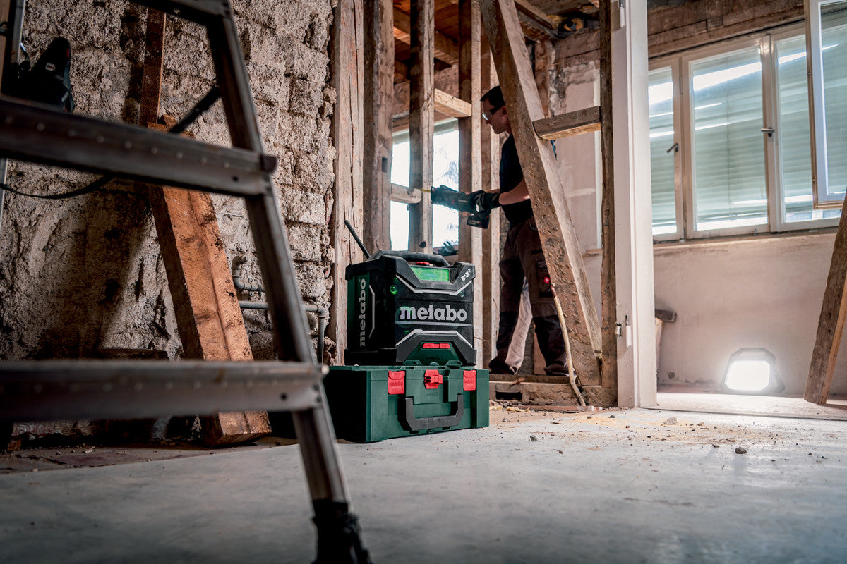 Metabo 600779850 - Radio para obras de batería RC 12-18 32W BT DAB+