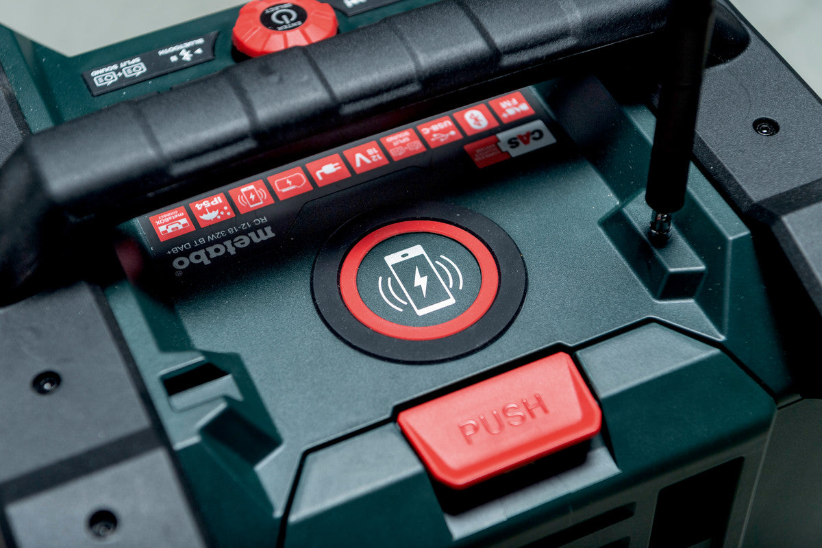 Metabo 600779850 - Radio para obras de batería RC 12-18 32W BT DAB+