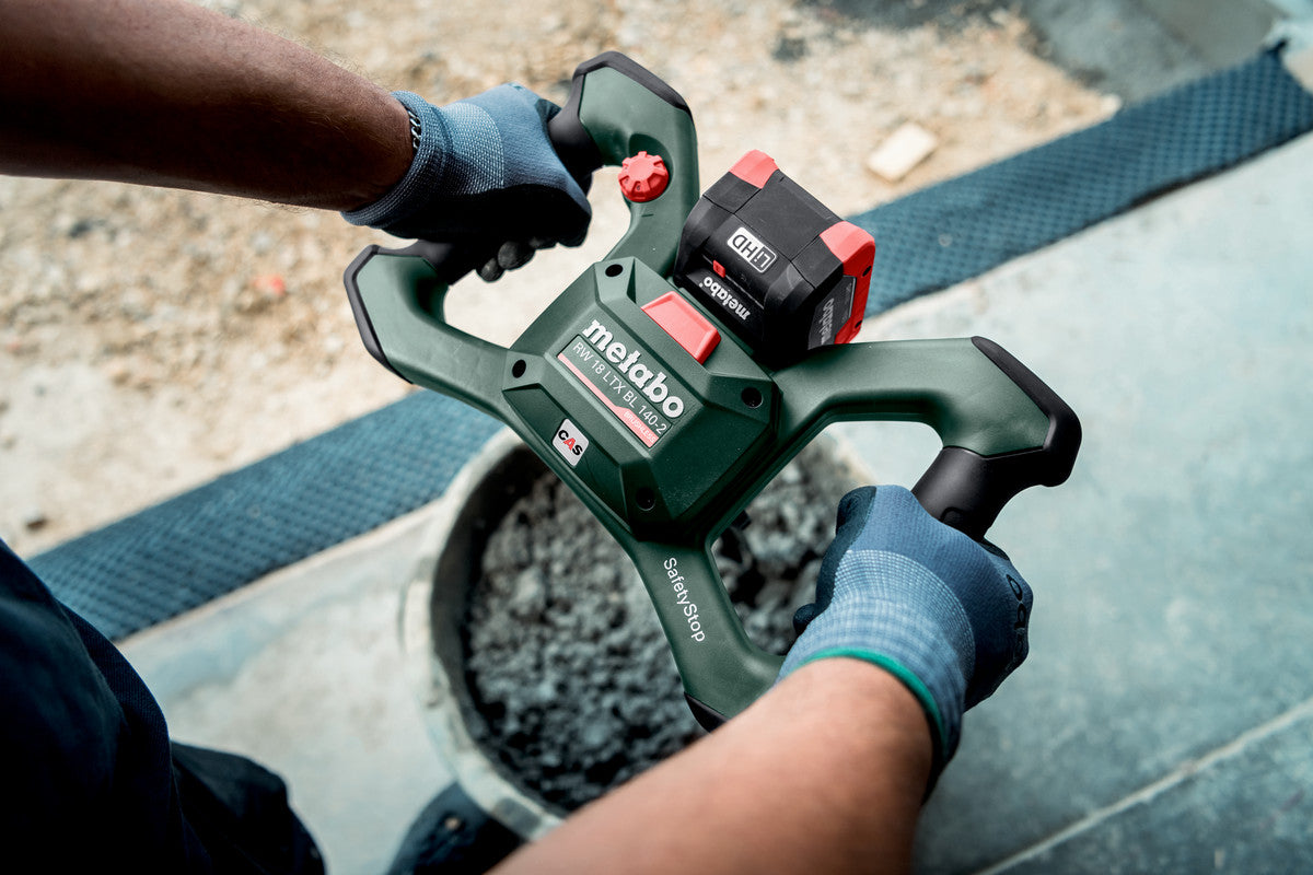 Metabo 601165850 - Mezclador de batería RW 18 LTX BL 140-2